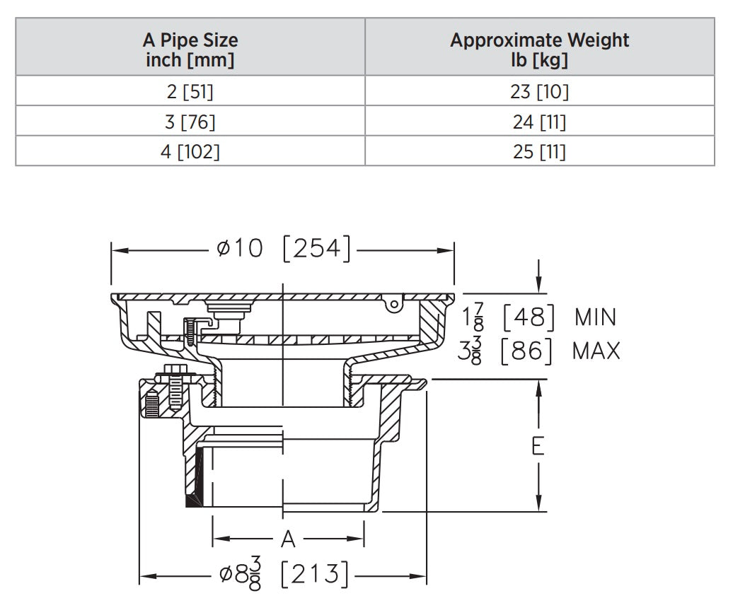 Product Dimensions: See Specification Sheet for Details