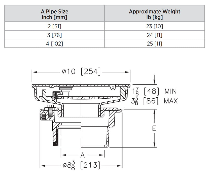 Product Dimensions: See Specification Sheet for Details