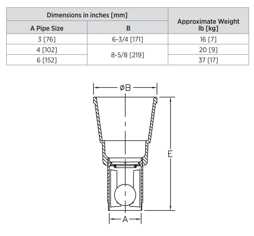 Product Dimensions: See Specification Sheet for Details