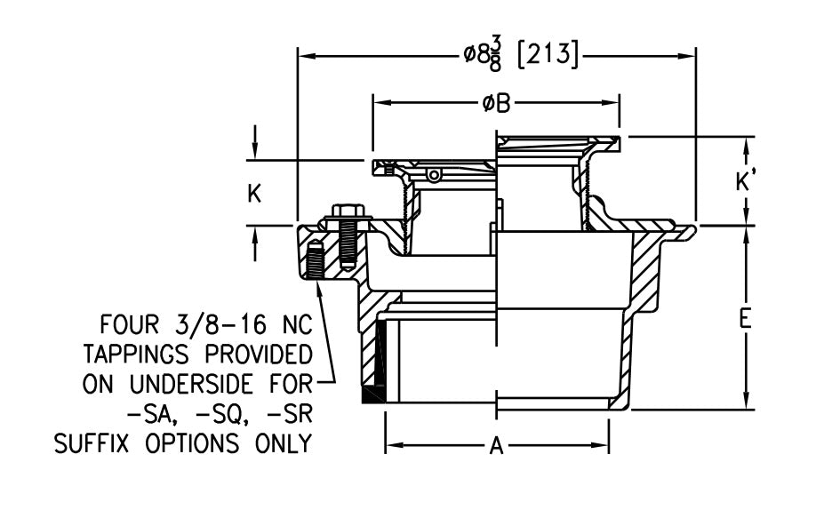 Product Dimensions: See Specification Sheet for Details