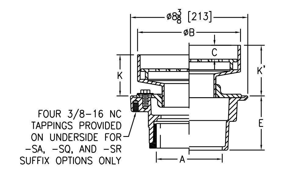 Product Dimensions: See Specification Sheet for Details