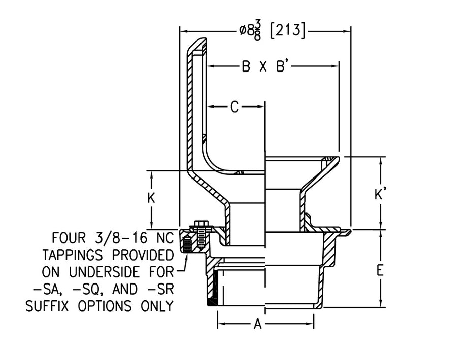Product Dimensions: See Specification Sheet for Details