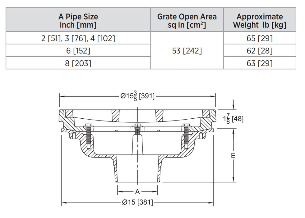 Product Dimensions: See Specification Sheet for Details