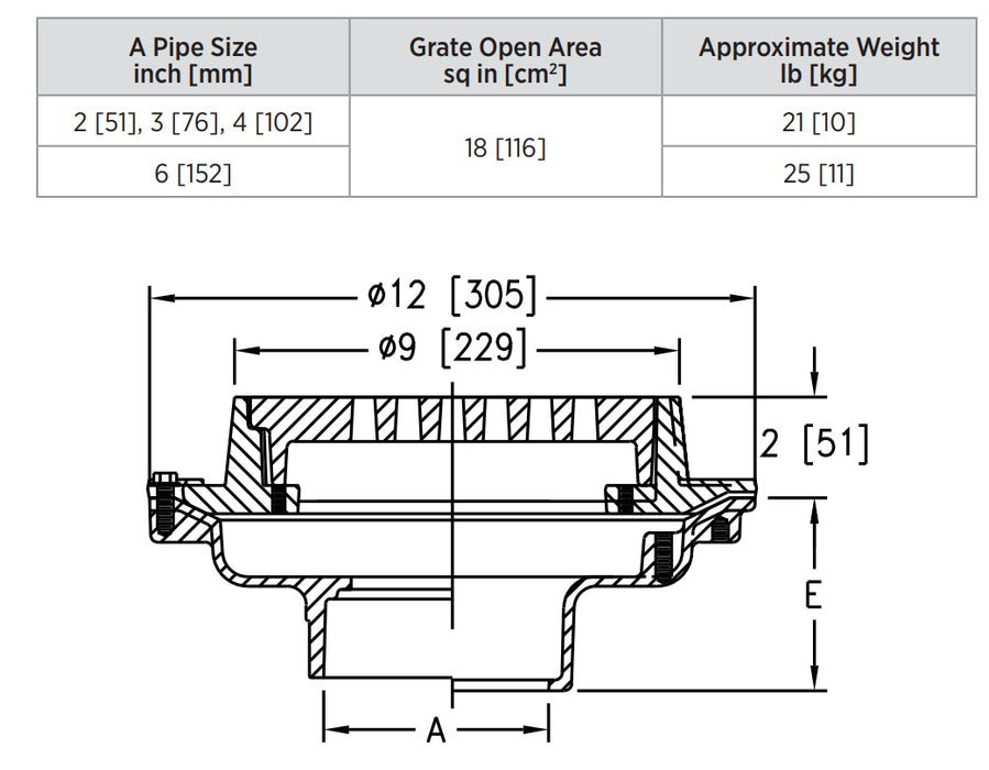 Product Dimensions: See Specification Sheet for Details