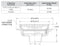 Product Dimensions: See Specification Sheet for Details