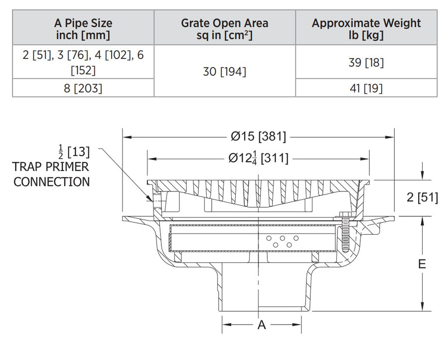 Product Dimensions: See Specification Sheet for Details