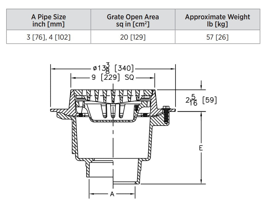 Product Dimensions: See Specification Sheet for Details