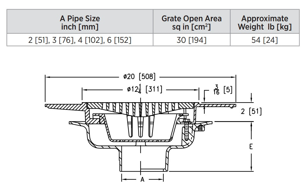 Product Dimensions: See Specification Sheet for Details
