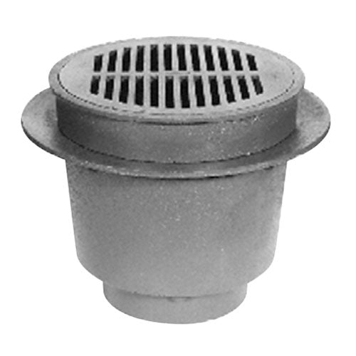 Zurn Z539 - 12" Heavy-Duty Drain with Deep Sump