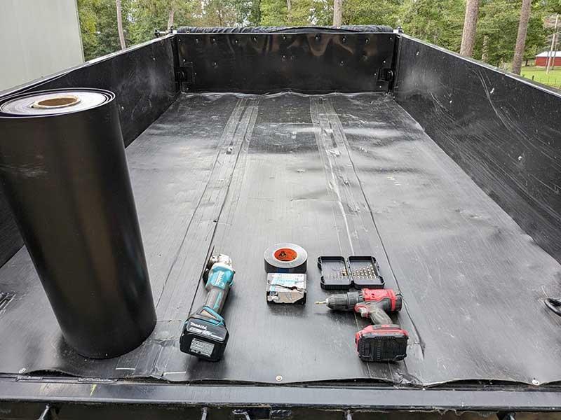 Dump Truck Trailer & Bed Liner - HDPE