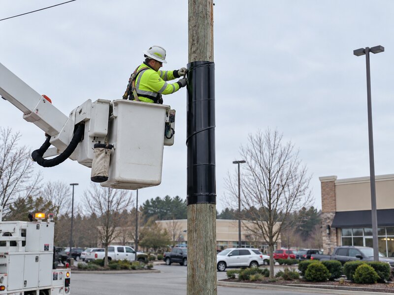 Power Pole Squirrel Guard