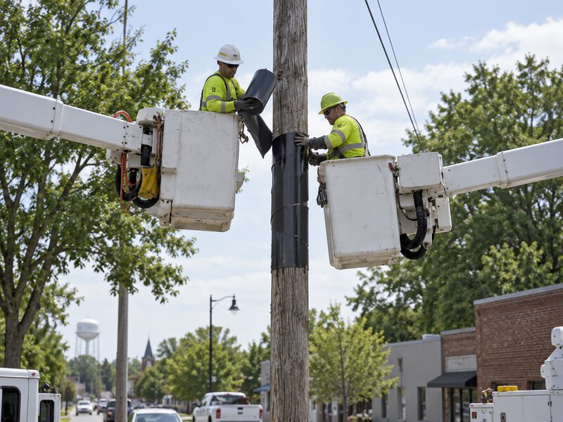 Power Pole Squirrel Guard