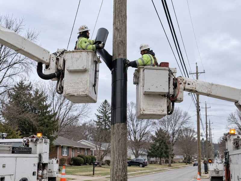 Power Pole Squirrel Guard
