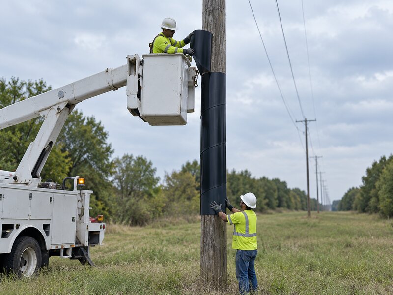 Power Pole Squirrel Guard