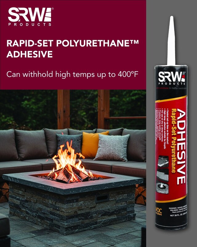 Fire Pit Adhesive - Carton - 28 oz Tubes