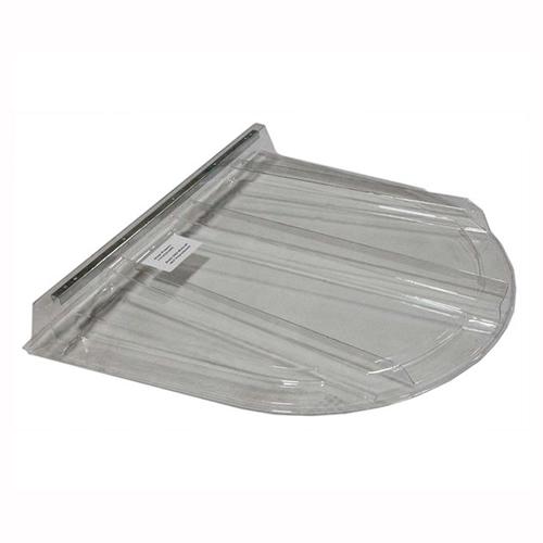 Wellcraft 2062 flat egress winodw well cover made of clear polycarbonate plastic