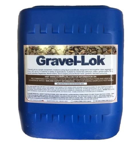 Gravel-Lok - Clear Color - Stone Binder - 50 Gallon