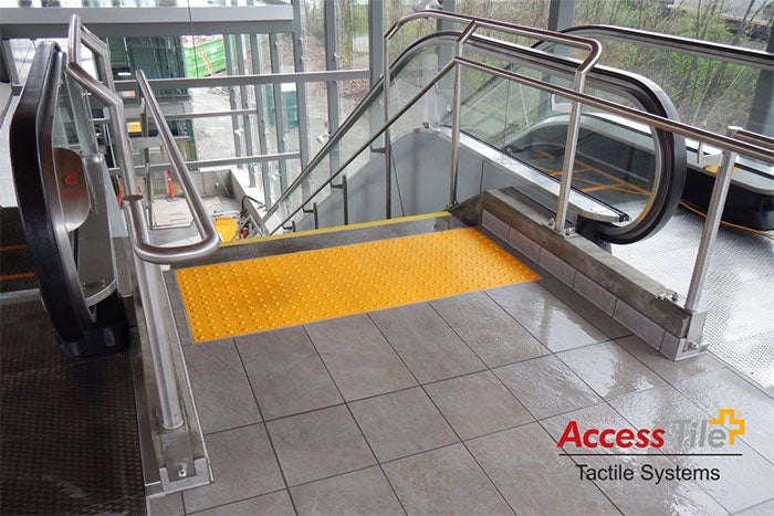 Access Tile - Surface Mount Detectable Warning Mats — Mainline Materials