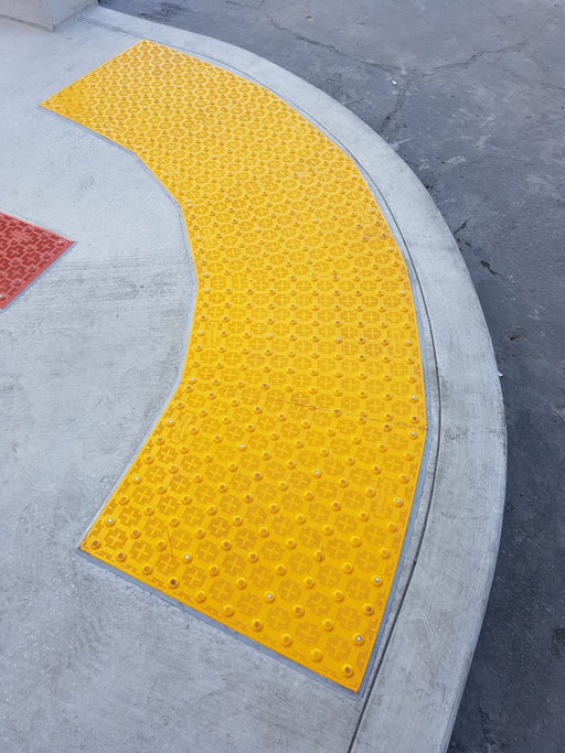 Access Tile Cast In Place Detectable Warning Mat
