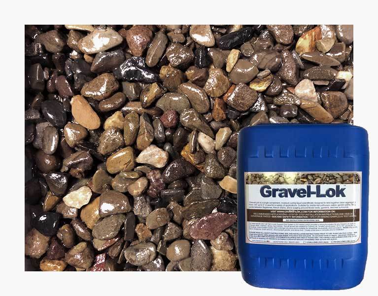 Gravel-Lok - Clear Color - Stone Binder - 5 Gallon