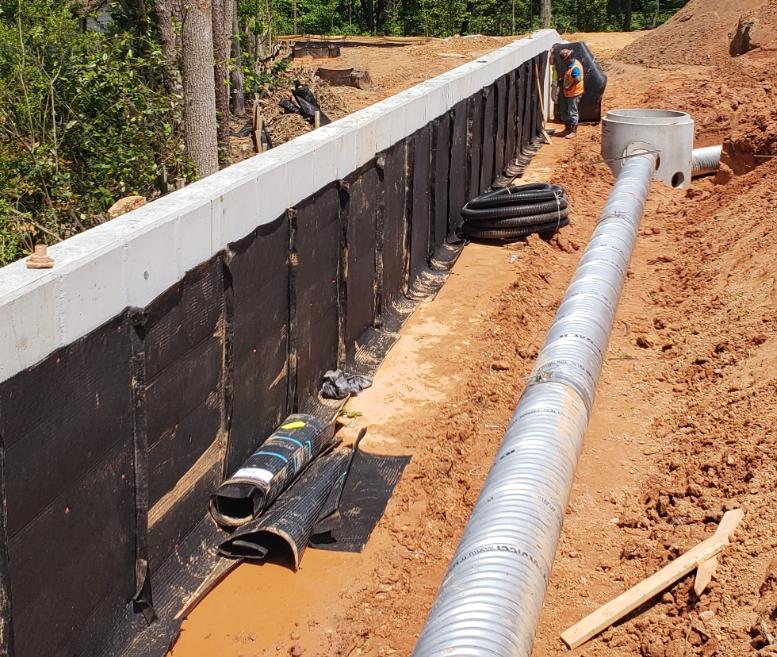 SITEDRAIN 93 Sheet Drain 4' x 50' Roll - American Wick Drain