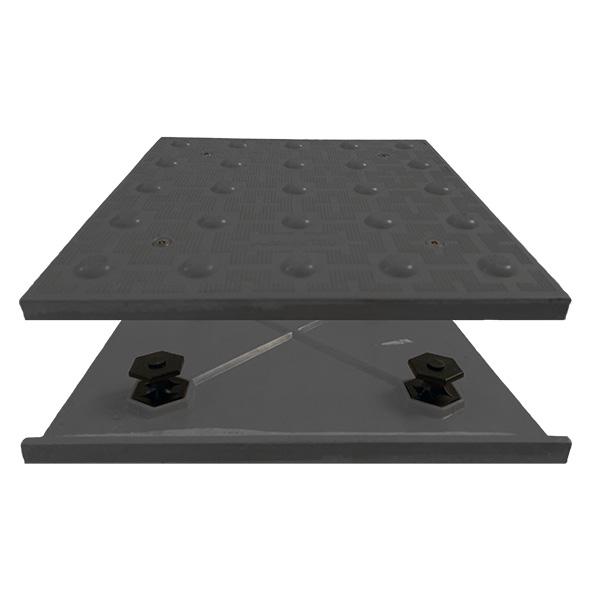 Truncated Domes ADA Access Tile - Radius 30" x 24" - Cast in Place