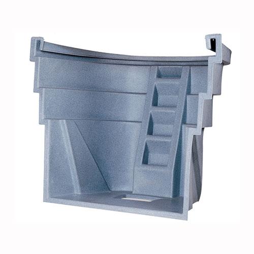 4 step gray polyethylene Wellcraft 2060 Egress Window Well