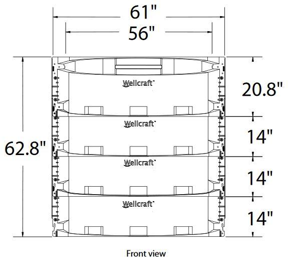 Egress Window Well - Wellcraft 5600 Modular