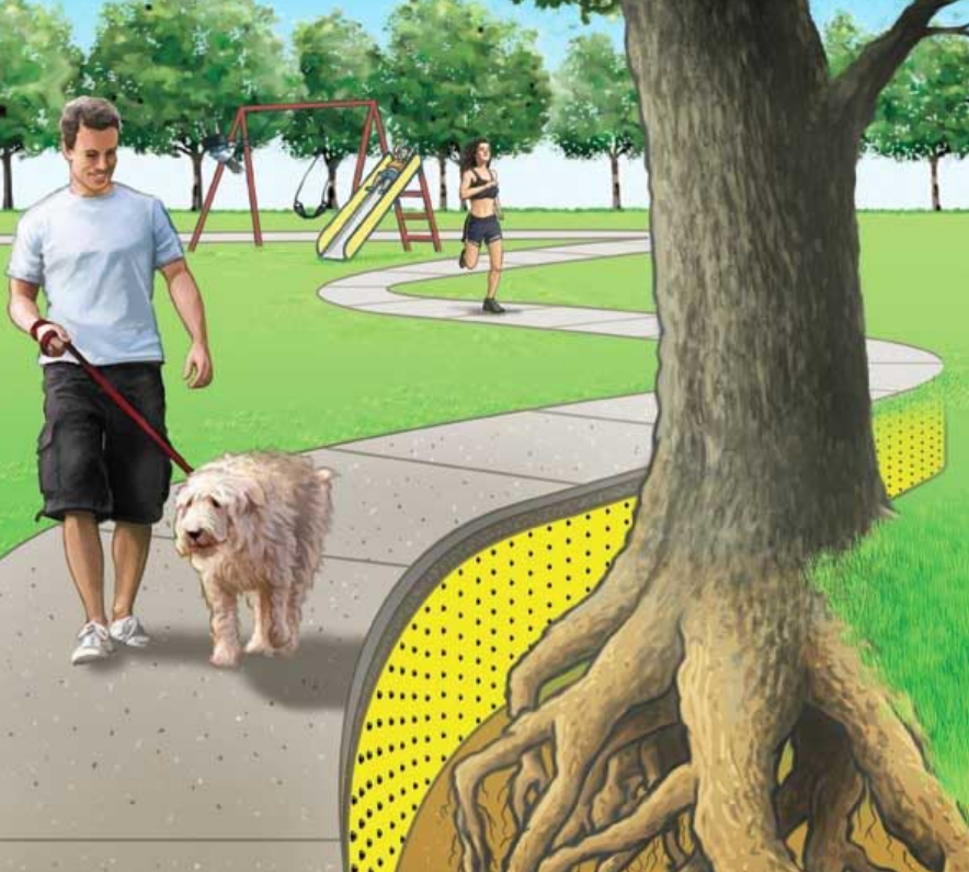 Underground Storage Tank Root Barrier