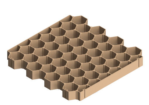 Hexbase Reinforced Paver Base Material - Carton