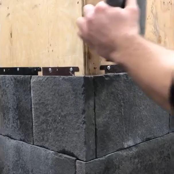 Versetta Stone Carved Block Flat panel 8