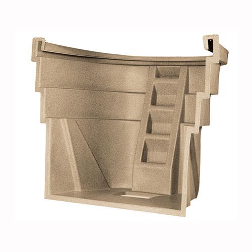 4 step sandstone polyethylene Wellcraft 2060 Egress Window Well